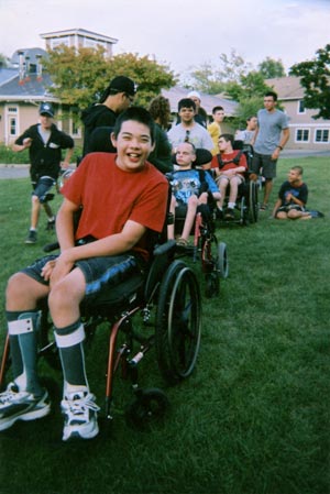Jon and others at Camp Merrywood