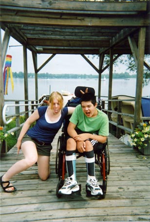 Jon and a counsellor