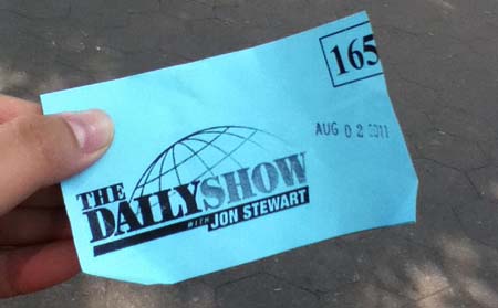 Daily Show ticket