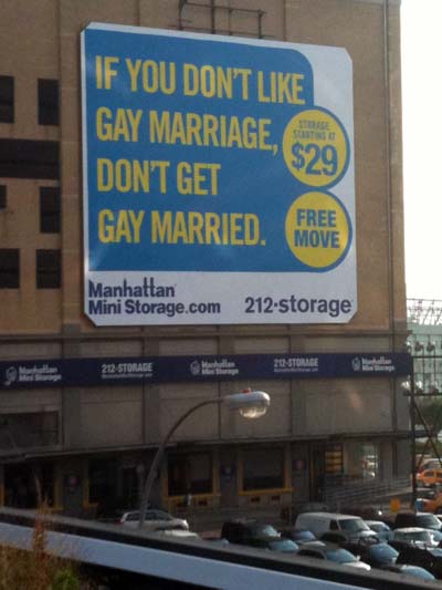 NY Storage Co. sign