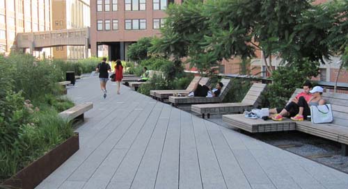 The High Line chaise longs