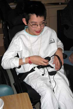 Jon in hospital smock