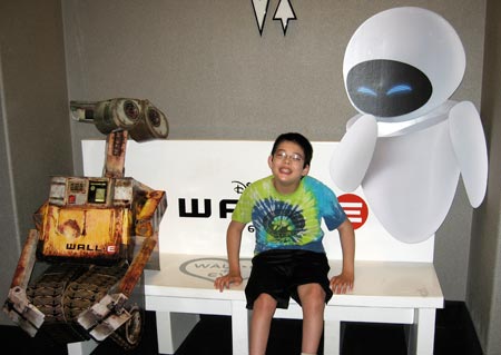 Jon, and his pals Wall-E and Eve