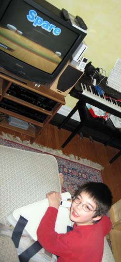 Jon and his Wii