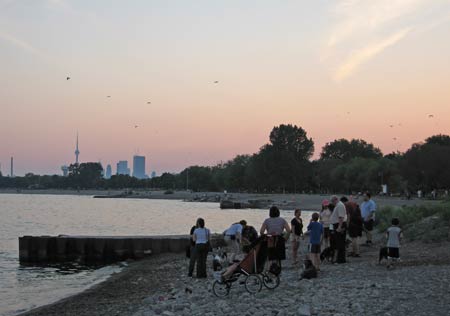 Kew Beach sunset