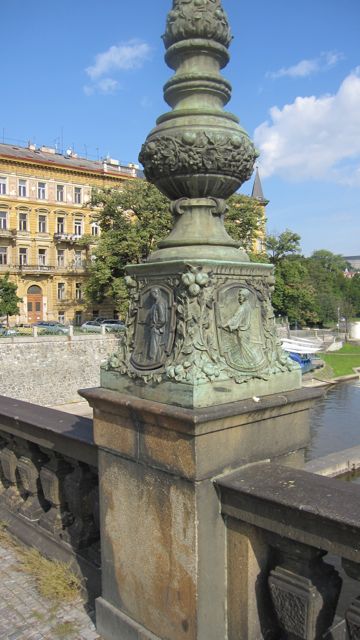 fancy lampost decoration