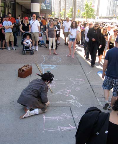 Na chalk storyteller