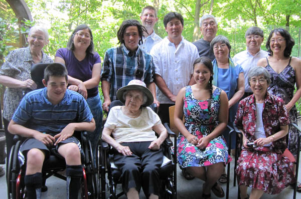 Almost the whole clan at Grandma's 100th.