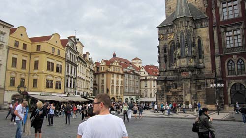 Old Town Square: Click on picture for panoramic view
