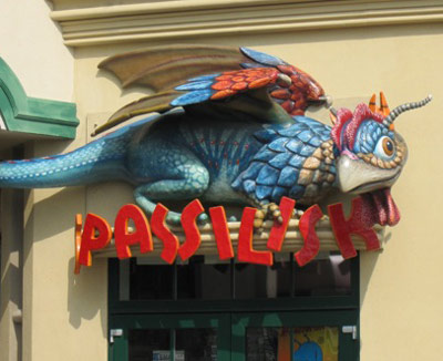 Prater park Basilisk mascot