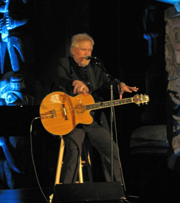Bachman with his guitar