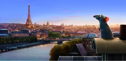 Remy looks at Paris