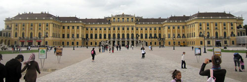 front of palace