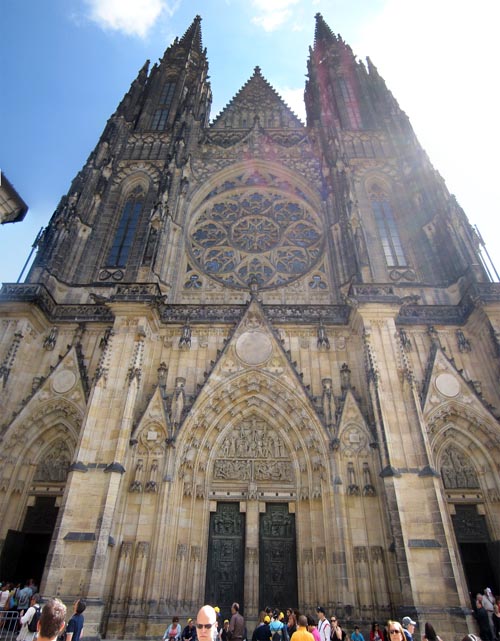 St. Vitus's Cathedral: Click on picture for panoramic view