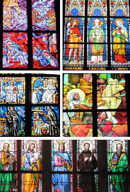 Some windows in St. Vitus