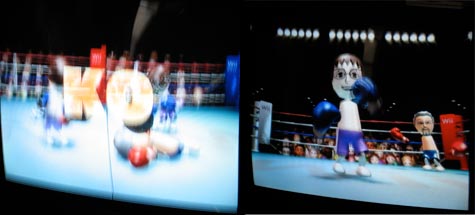 Jon and Grandpa Wii characters boxing