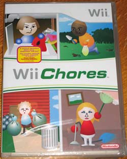 Wii Chores in shrink wrap