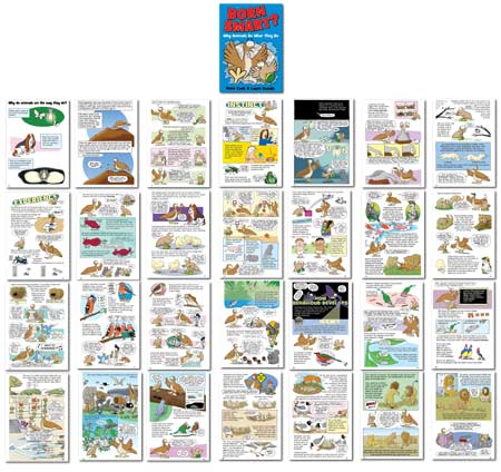 Tiny pictures of 29 pages of the book Born Smart?