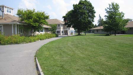 The campers' 'cabins'