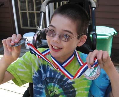 Jon and his two medals