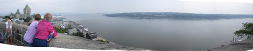 View of the St. Lawrence River from the Citadelle